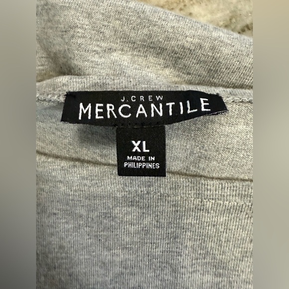 J. Crew Mercantile Women’s Boatneck Long Sleeve Tee with Woven Cuffs - Size XL - Picture 4 of 6